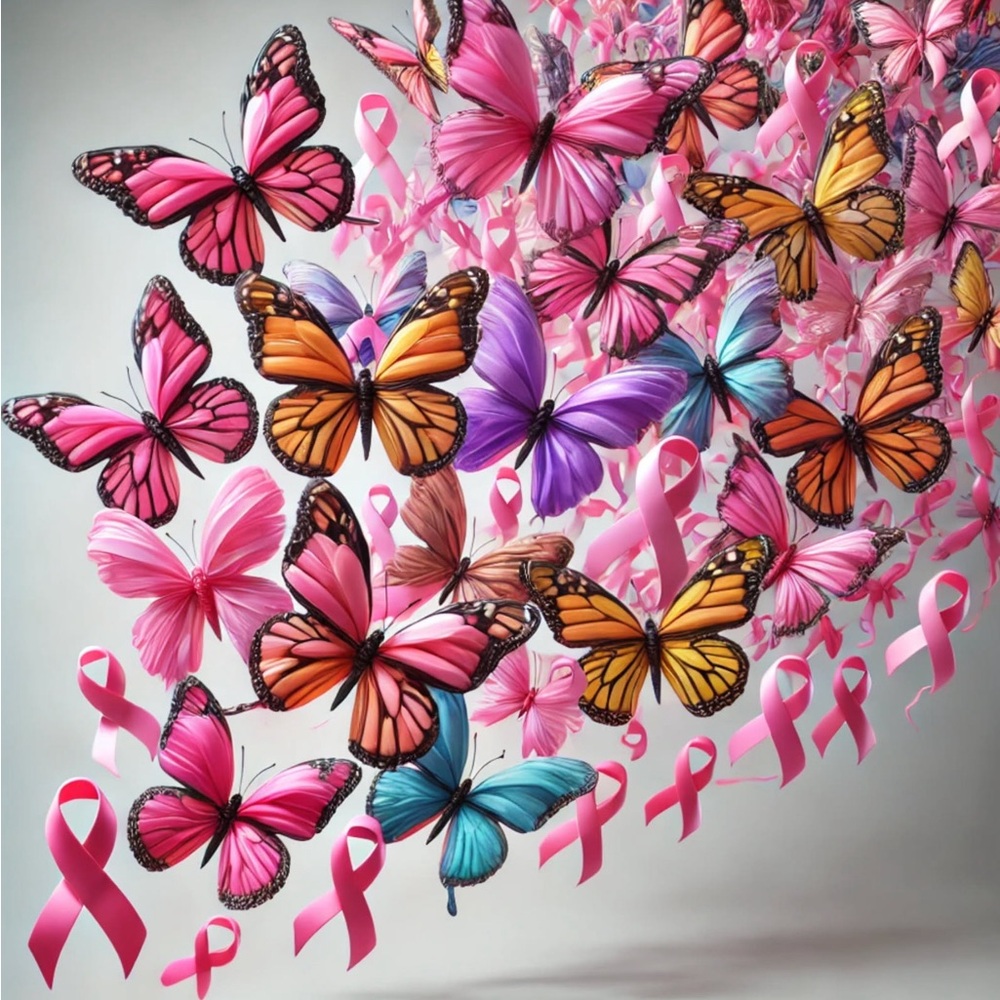 Pink and White Breast Cancer Awareness Month of October - Picture 6 of 12